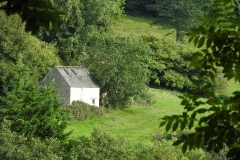 Old barn in farmland